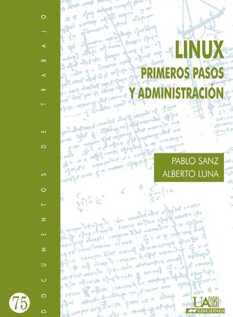 Linux. Primeros Pasos y Administración, de Sanz | portada del libro