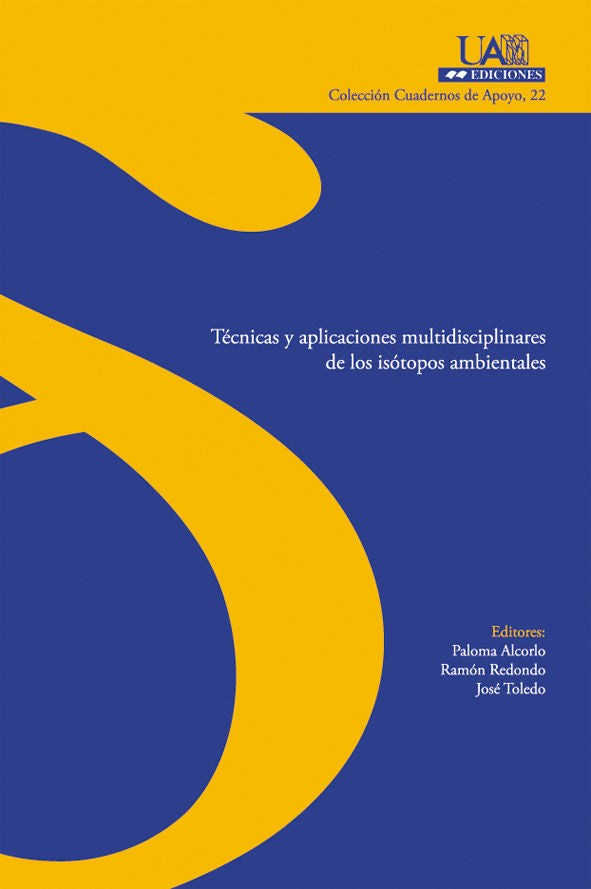 Técnicas y aplicaciones multidisciplinares de los isótopos ambientales, de Alcorlo | portada del libro