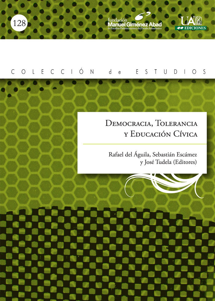 Democracia, tolerancia y educación cívica, de del Águila | portada del libro