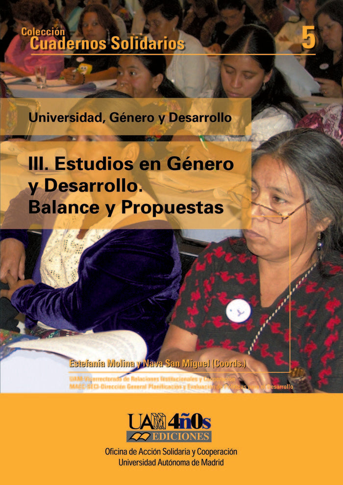 Estudios en género y desarrollo, de Molina Bayón | portada del libro
