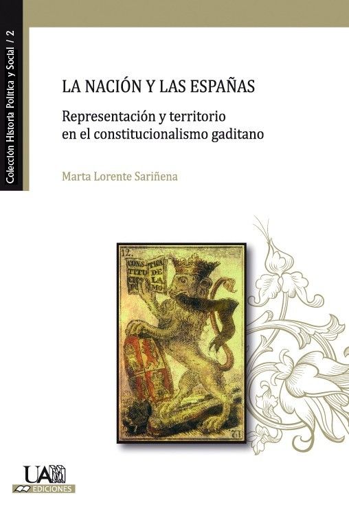 La nacion y las españas, de Lorente Sariñena | portada del libro
