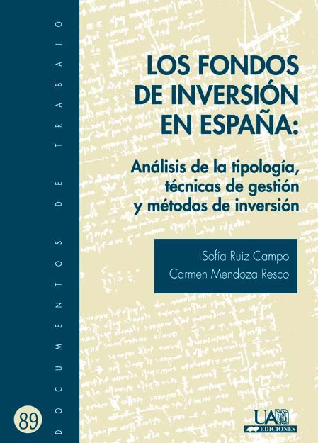 Los Fondos de Inversión en España, de Ruiz Campo | portada del libro
