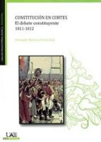 Constitución en Cortes, de Fernando Martínez Pérez | portada del libro
