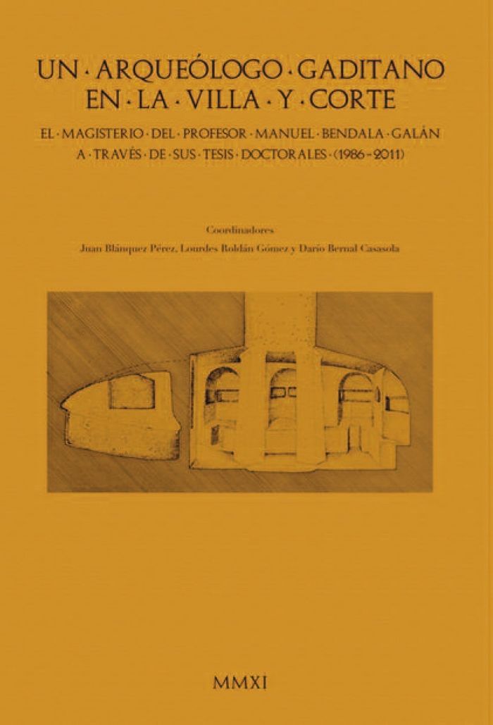 Un arqueólogo gaditano en la villa y corte, de Blánquez Pérez | portada del libro