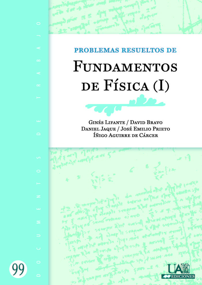 Problemas resueltos de Fundamentos de Física (I), de Lifante Pedrola | portada del libro