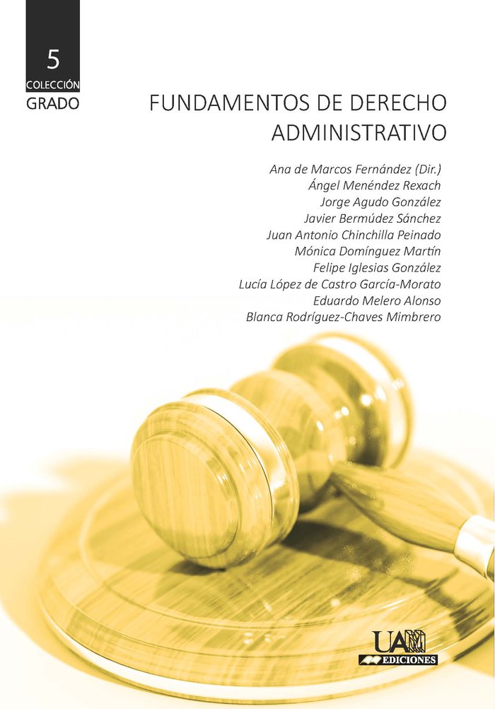 FUNDAMENTOS DE DERECHO ADMINISTRATIVO (2ª EDIC.), de AA.VV. | portada del libro