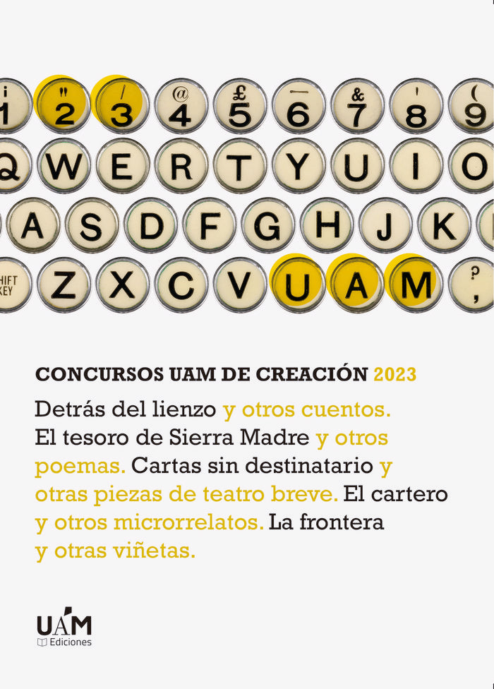 CONCURSOS UAM DE CREACION 2023, de VARIOS AUTORES | portada del libro