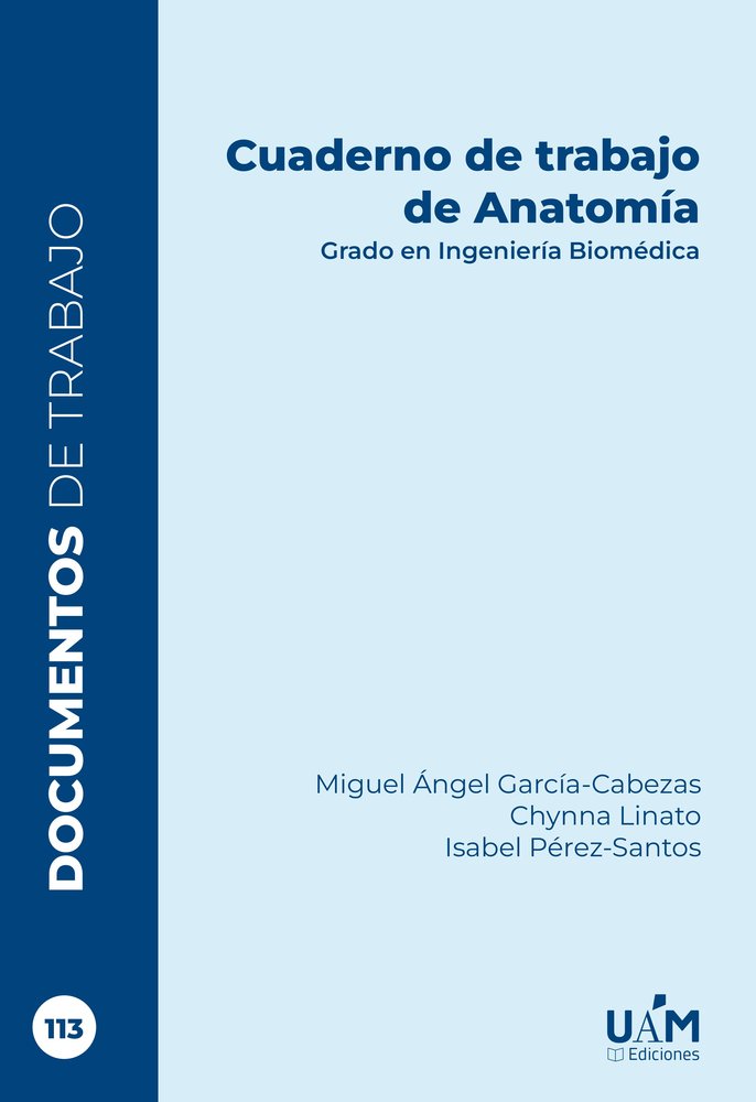 CUADERNO DE TRABAJO DE ANATOMIA, de GARCIA-CABEZAS, MIGUEL ANGEL | portada del libro