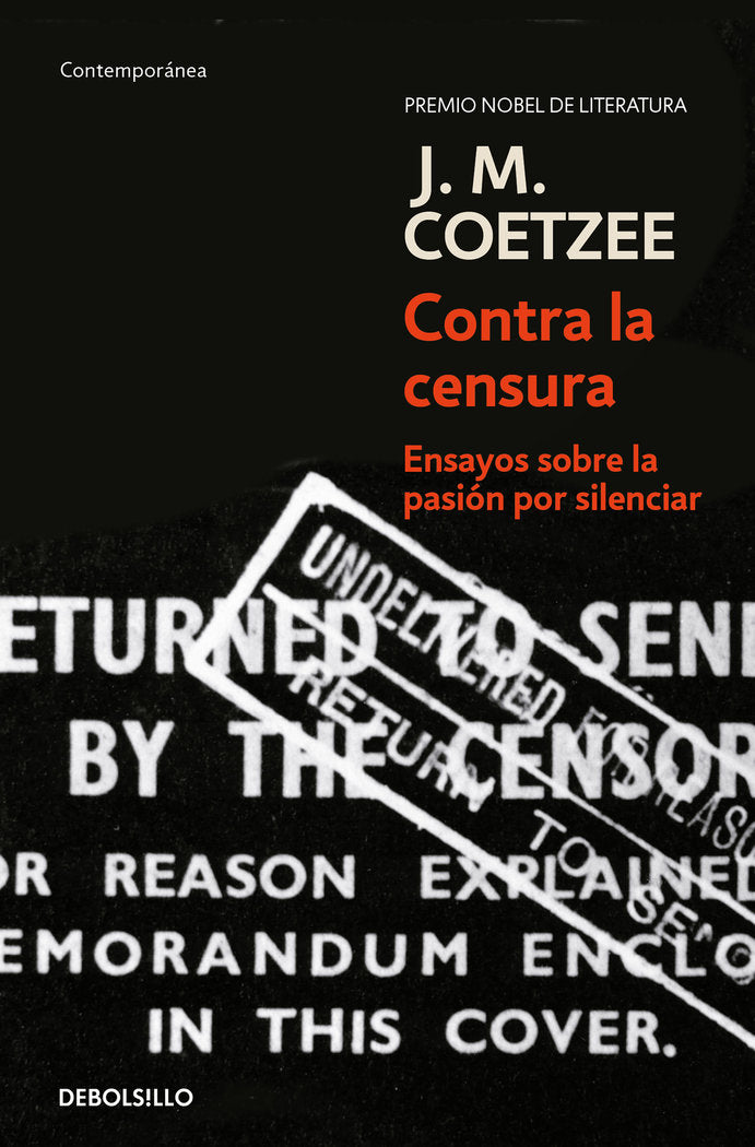 Contra la censura, de Coetzee, J.M. | portada del libro