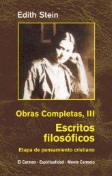 Ediht Stein. Obras Completas III, de Edith Stein | portada del libro