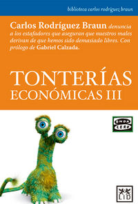 Tonterías económicas III, de Rodríguez Braun, Carlos | portada del libro