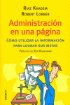 ADMINISTRACION EN UNA PAGINA, de KHADEM | portada del libro