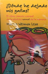 DONDE HE DEJADO MIS GAFAS, de WEINMAN LEAR | portada del libro