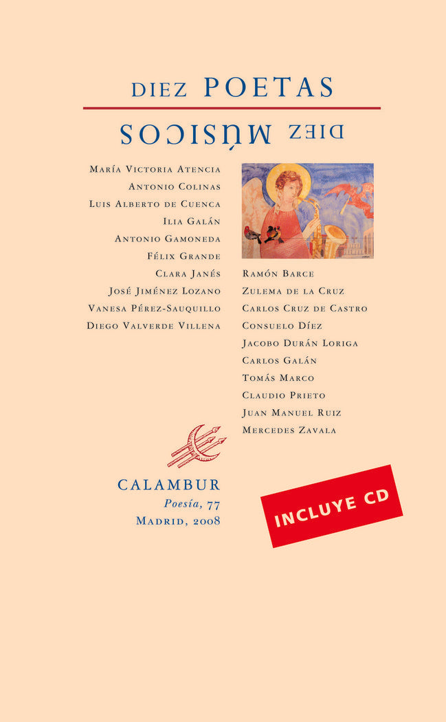 Diez poetas, diez músicos, de Varios autores | portada del libro