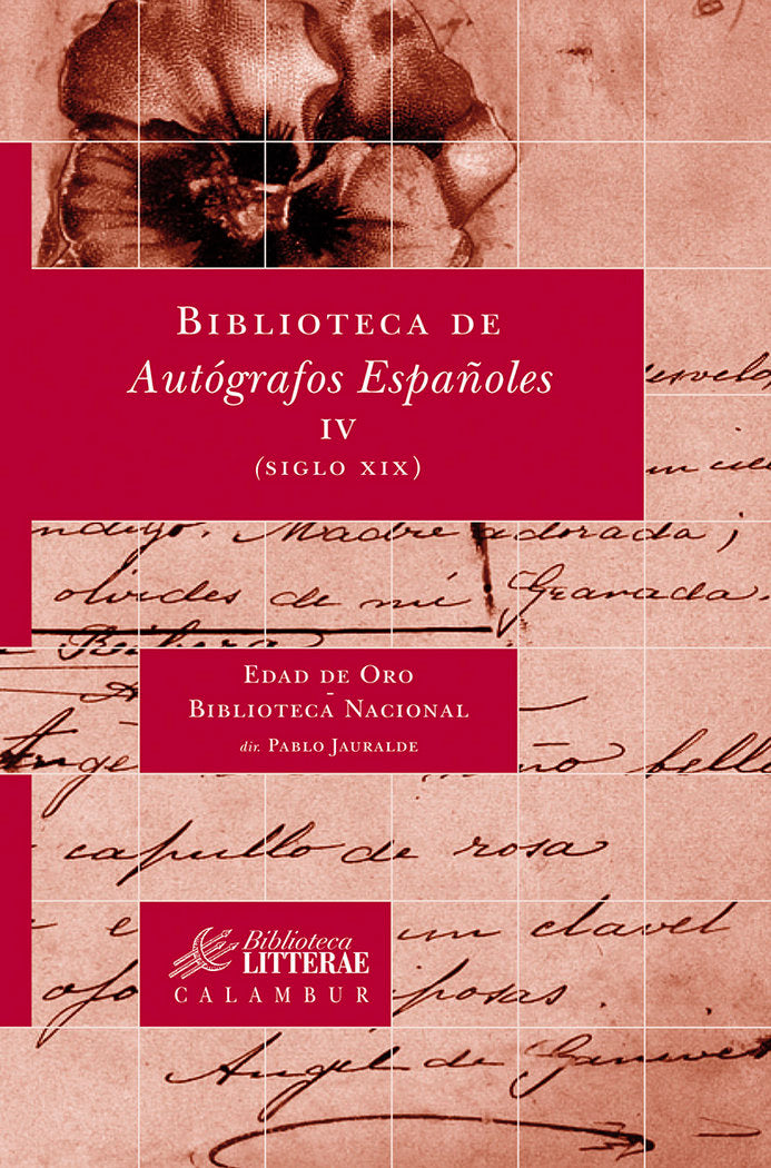 Biblioteca de Autógrafos Españoles, IV. (Siglo XIX), de Edad de Oro#Jauralde Pou | portada del libro