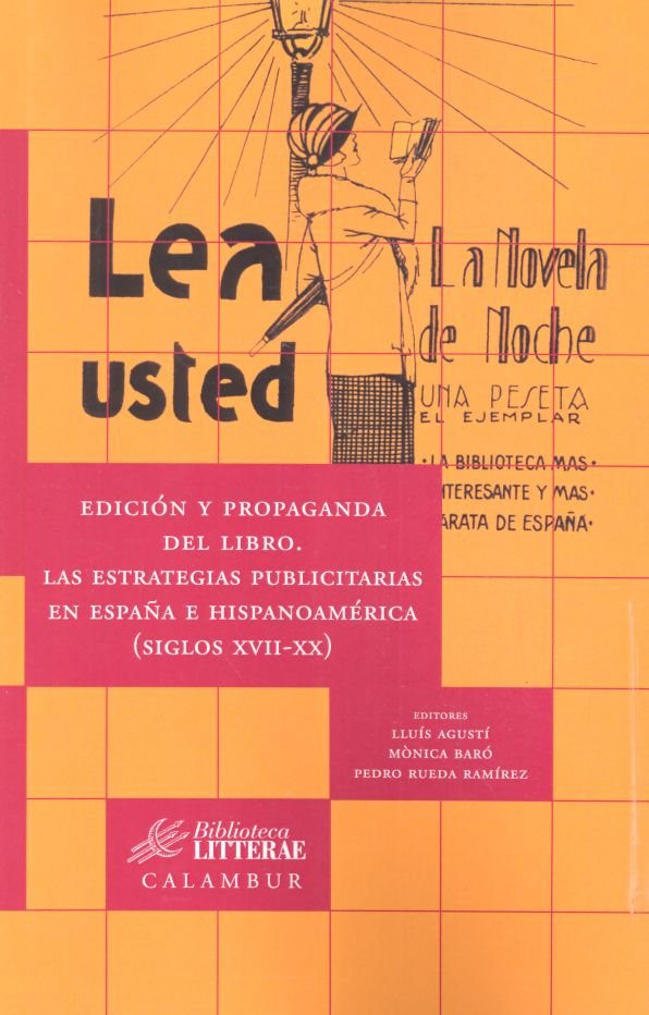 EDICION Y PROPAGANDA DEL LIBRO, de LLUIS AGUSTI | portada del libro