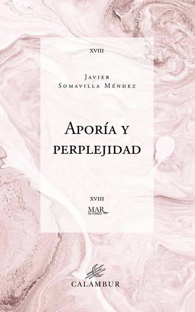 Aporía y perplejidad, de Somavilla Méndez, Javier | portada del libro