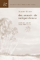 DECLARACION DE INDEPENDENCIA, de WENDT, ALBERT | portada del libro