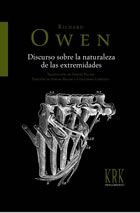 Discurso sobre la naturaleza de las extremidades, de RICHARD OWEN | portada del libro