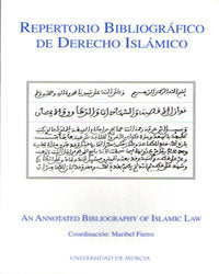 Repertorio Bibliográfico de Derecho Islámico, de FIERRO BELLO | portada del libro