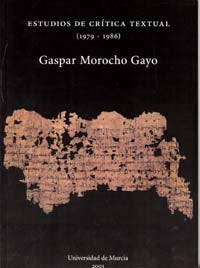 Estudios de Critica Textual (1979-1986), de PÉREZ MOLINA | portada del libro