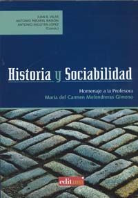 Historia y Sociabilidad, de VILAR RAMIREZ | portada del libro