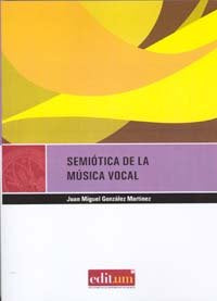 Semiótica de la Música Vocal, de GONZÁLEZ MARTÍNEZ | portada del libro