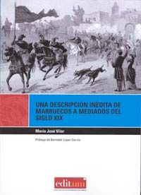 Una Descripción Inédita de Marruecos a Mediados del Siglo Xix, de VILAR GARCÍA | portada del libro