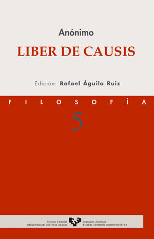 Liber de causis, de ANONIMO | portada del libro