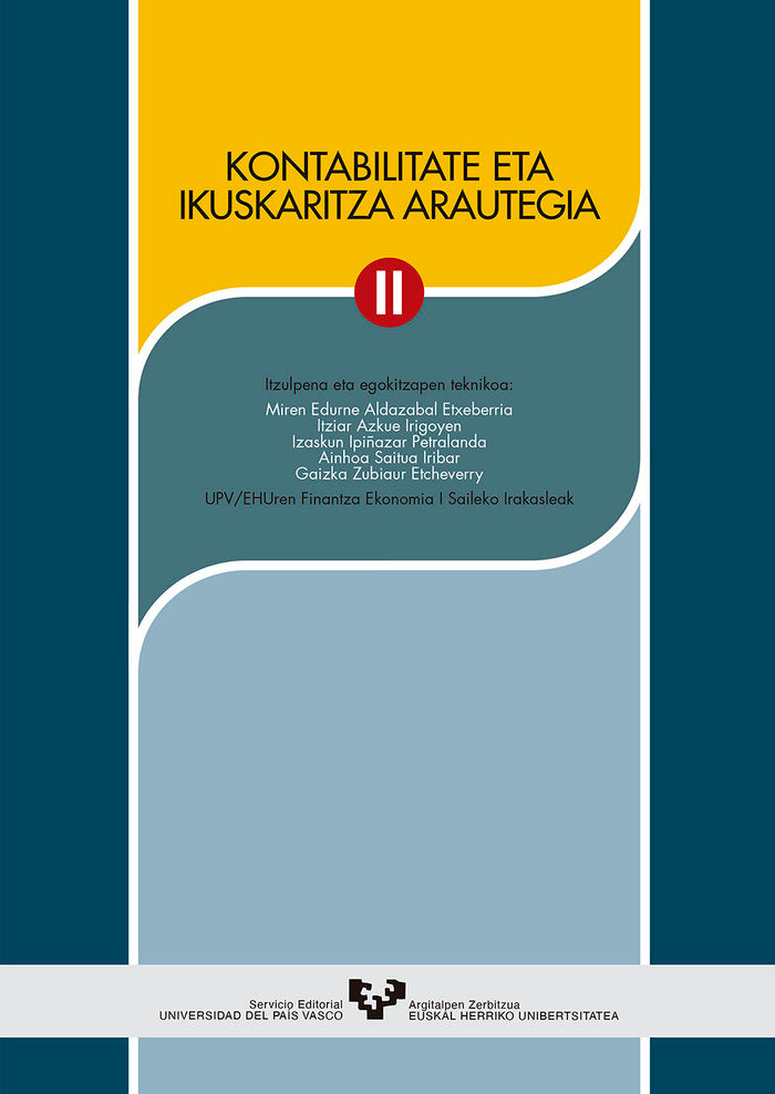 Kontabilitate eta ikuskaritza arautegia II, de Aldazabal Etxeberria, Miren Edurne | portada del libro