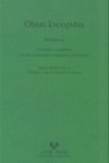 OBRAS ESCOGIDAS I CONCEPTO NUMERO CARACTERISTICA NUMERICA, de SANCHEZ | portada del libro