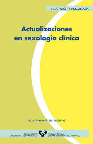 Actualizaciones en sexología clínica, de ALONSO ARBIOL,ITZIAR | portada del libro
