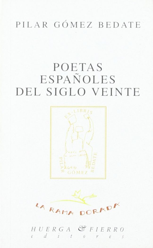 Poetas españoles del siglo veinte, de Gómez Bedate | portada del libro