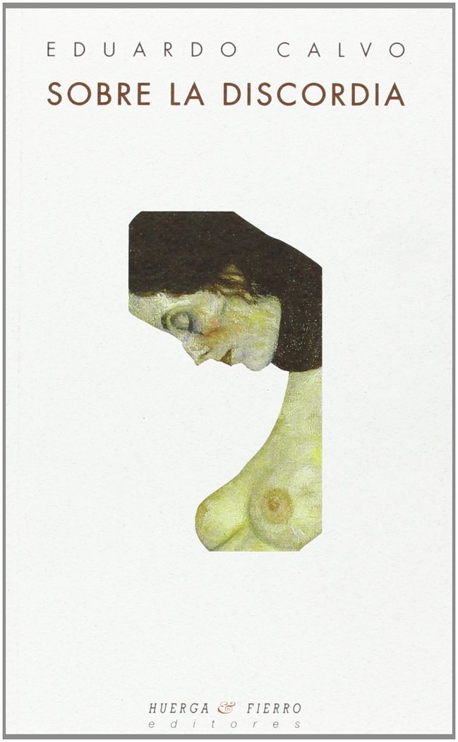 SOBRE LA DISCORDIA, de CALVO, EDUARDO | portada del libro
