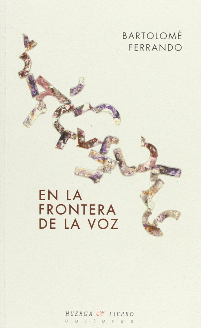 EN LA FRONTERA DE LA VOZ, de FERRANDO | portada del libro