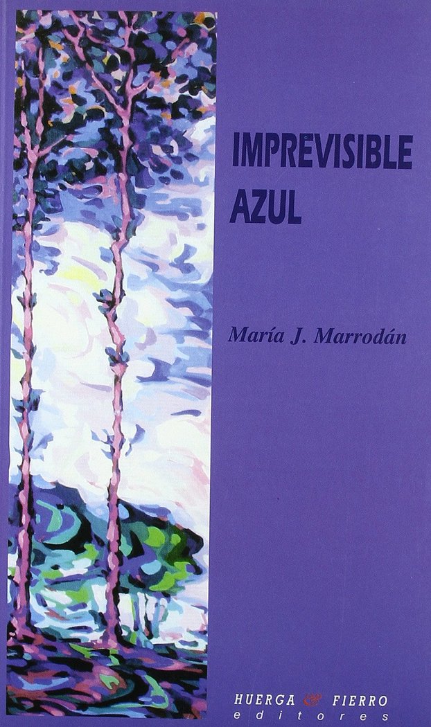 IMPREVISIBLE AZUL, de MARRODAN GIRONES | portada del libro