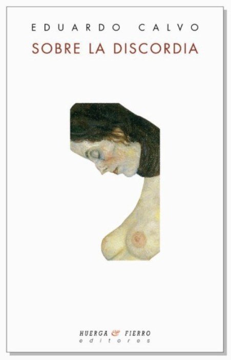 SOBRE LA DISCORDIA, de CALVO | portada del libro