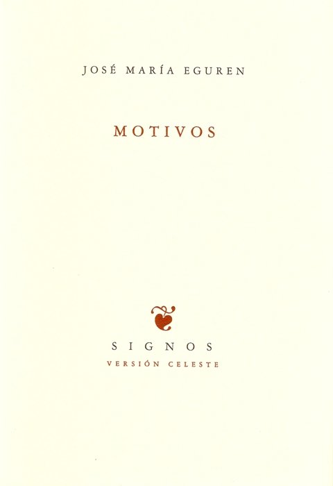 MOTIVOS, de EGUREN | portada del libro