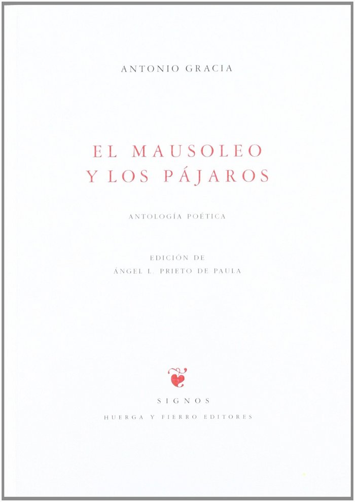 El mausolego y los pájaros, de Gracia | portada del libro