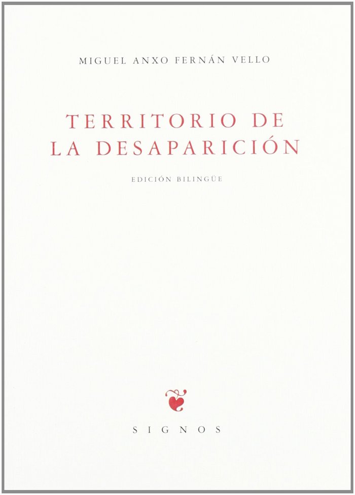 Territorio de la desaparición, de Fernán Vello | portada del libro