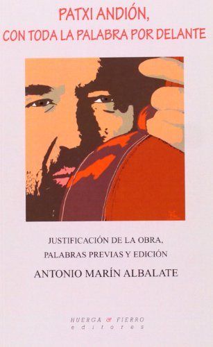 Con toda la palabra por delante, de Andión González | portada del libro