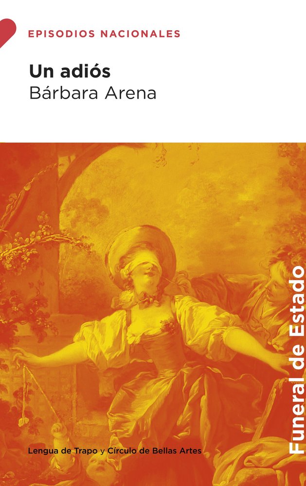 UN ADIOS, de ARENA, BARBARA | portada del libro