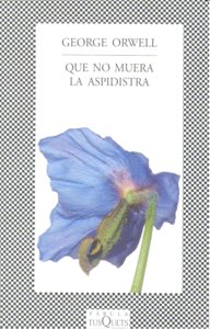 Que no muera la aspidistra, de Orwell | portada del libro