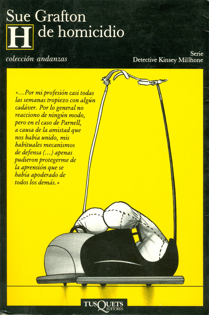 H de homicidio, de Grafton, Sue | portada del libro