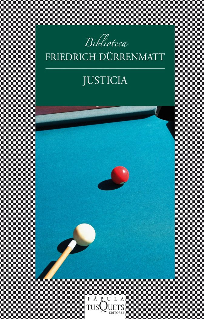 Justicia, de Dürrenmatt | portada del libro