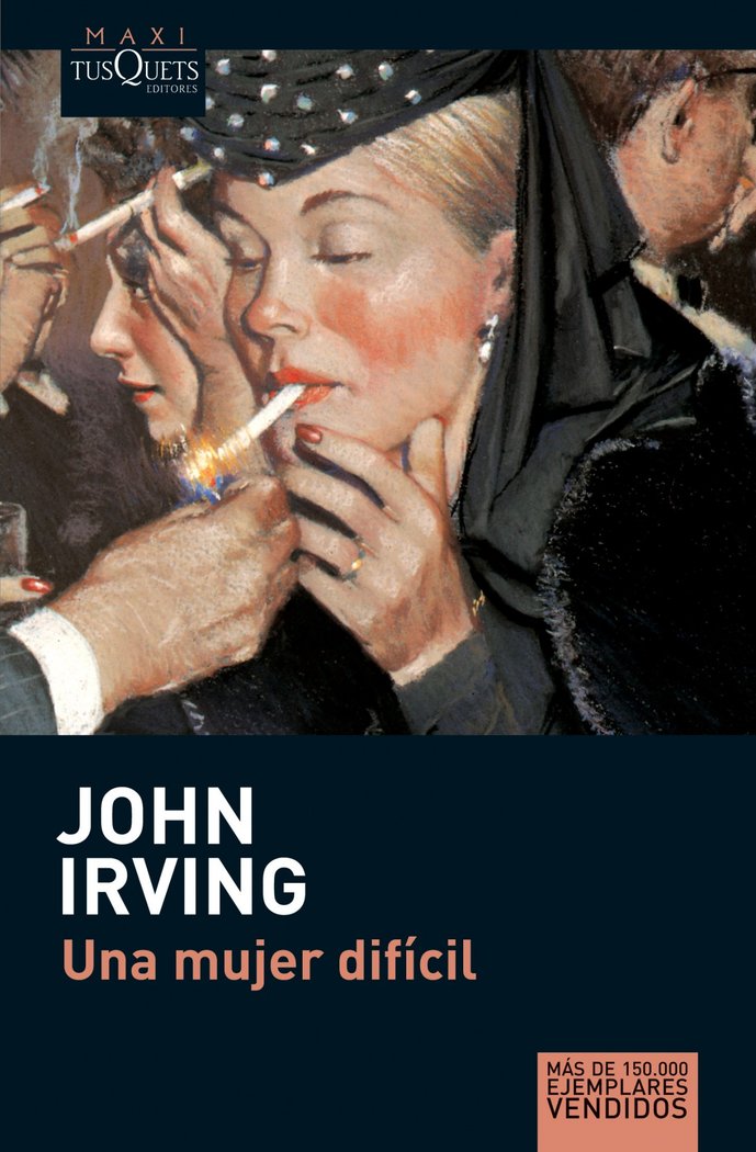 Una mujer difícil, de Irving | portada del libro