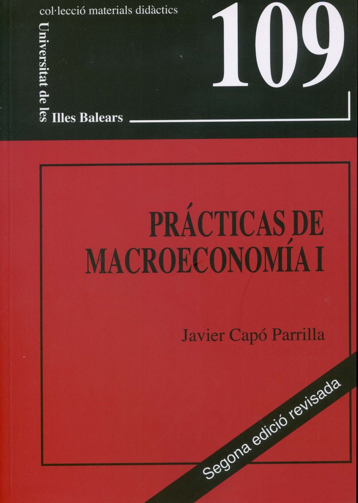Prácticas de macroeconomía I, de Capó Parrilla | portada del libro