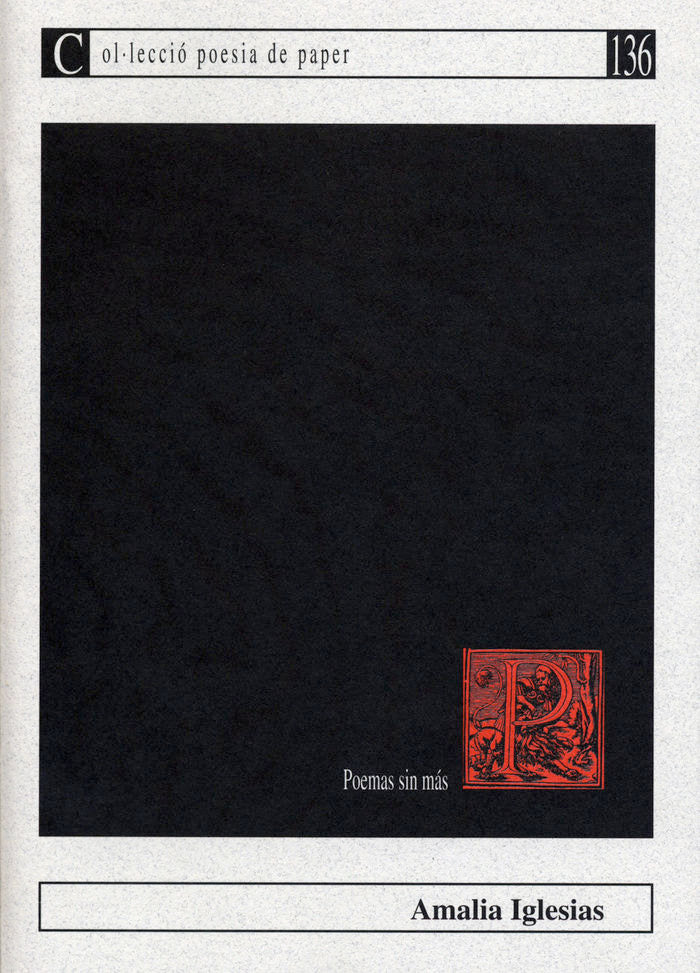 Poemas sin más, de Iglesias | portada del libro