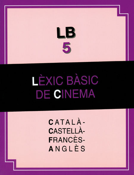 Lèxic bàsic de cinema, de Varios autores | portada del libro