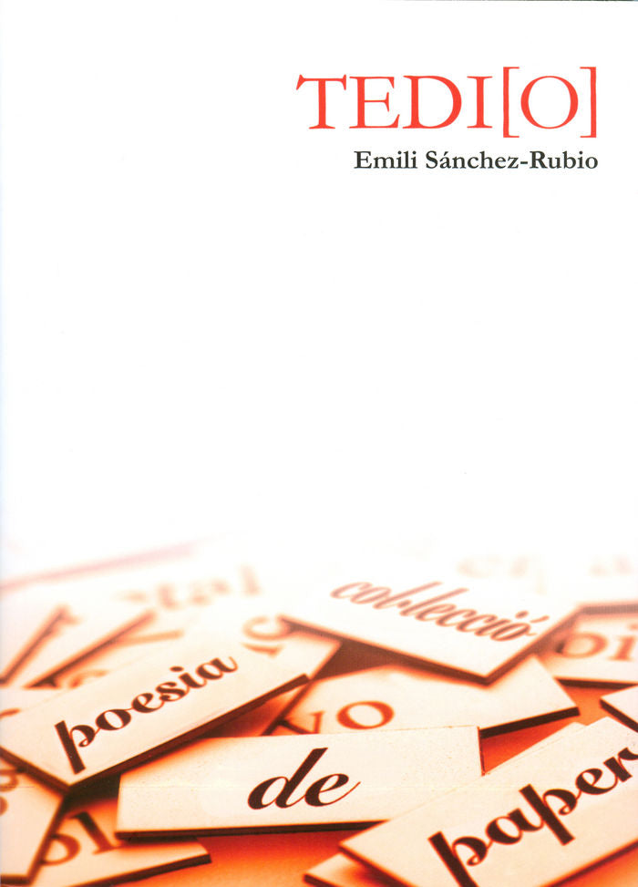 Tedi[o], de Sánchez-Rubio | portada del libro